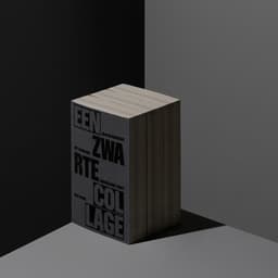 Editorial Design For A Black Collage Book cover image