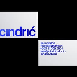 Visual Identity For Architect Luka Cindrić cover image