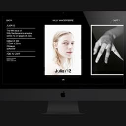 Stationery And Website Design For Willy Vanderperre cover image