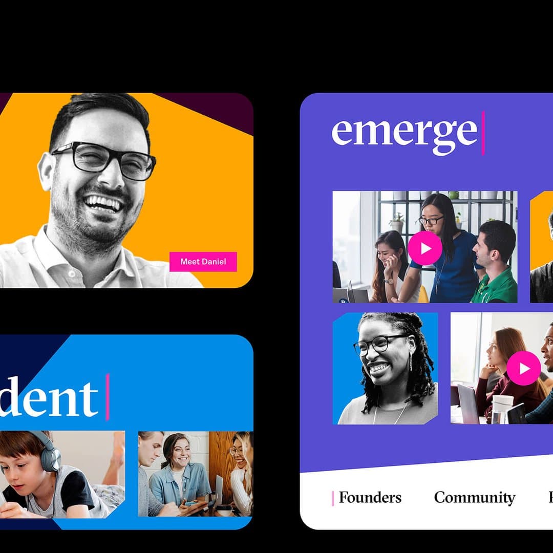Brand Identity For Emerge Edtech Investor