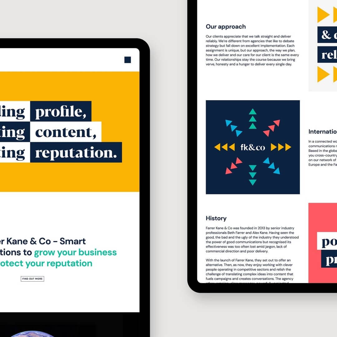 Brand Identity Refresh For Farrer Kane & Co