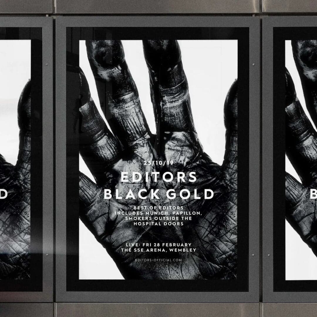 Campaign And Packaging For Editors’ Black Gold Album