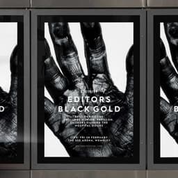 Campaign And Packaging For Editors’ Black Gold Album cover image
