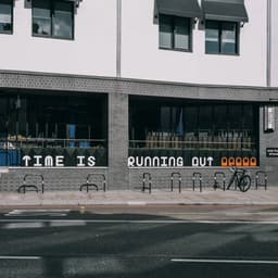 Visual Identity For Plastic Free Exhibition 'time Is Running Out' cover image