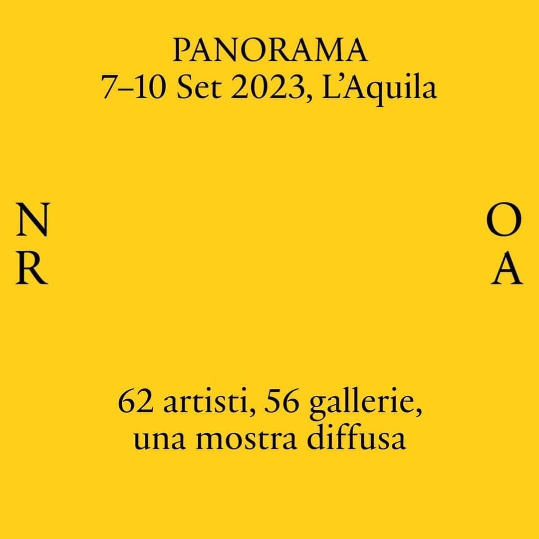 Visual Identity For Panorama L'aquila Art Exhibition