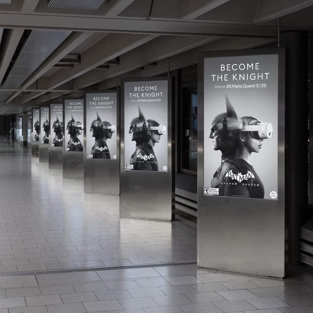 Visual Identity And Campaign Toolkit For Meta Quest Batman Launch