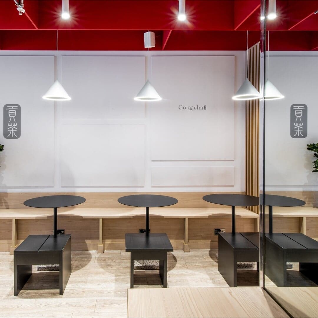Interior Design For Gong Cha Flagship Store