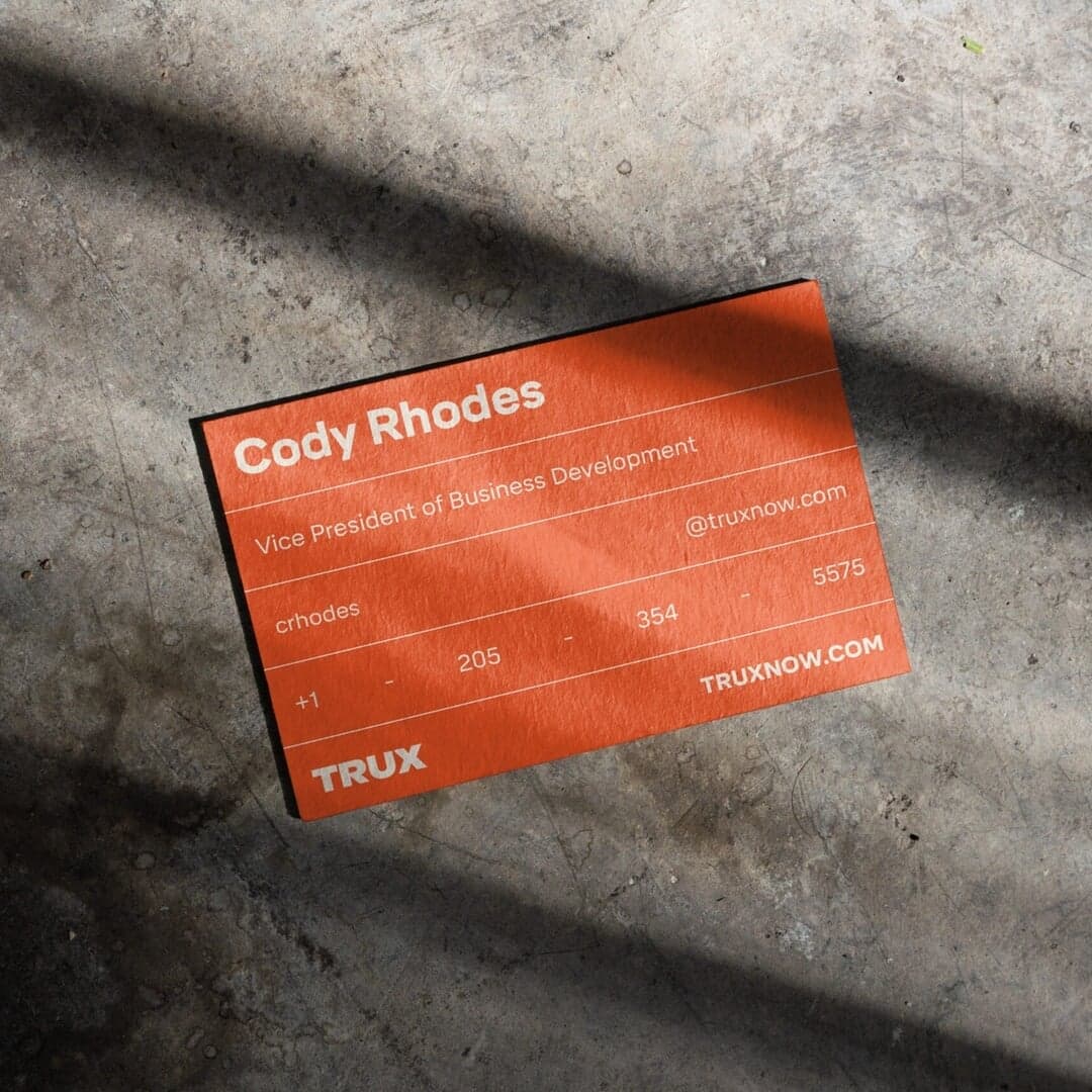 Brand Identity Overhaul For Trux Logistics Platform