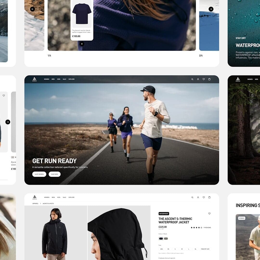 Digital Flagship Redesign For Odlo