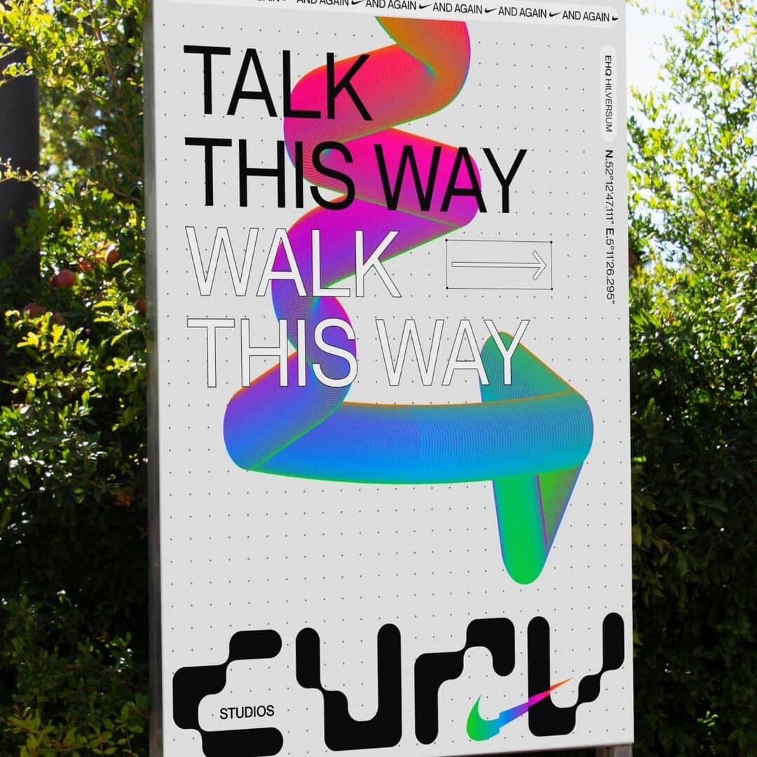 Visual Identity For Nike Curv Studios