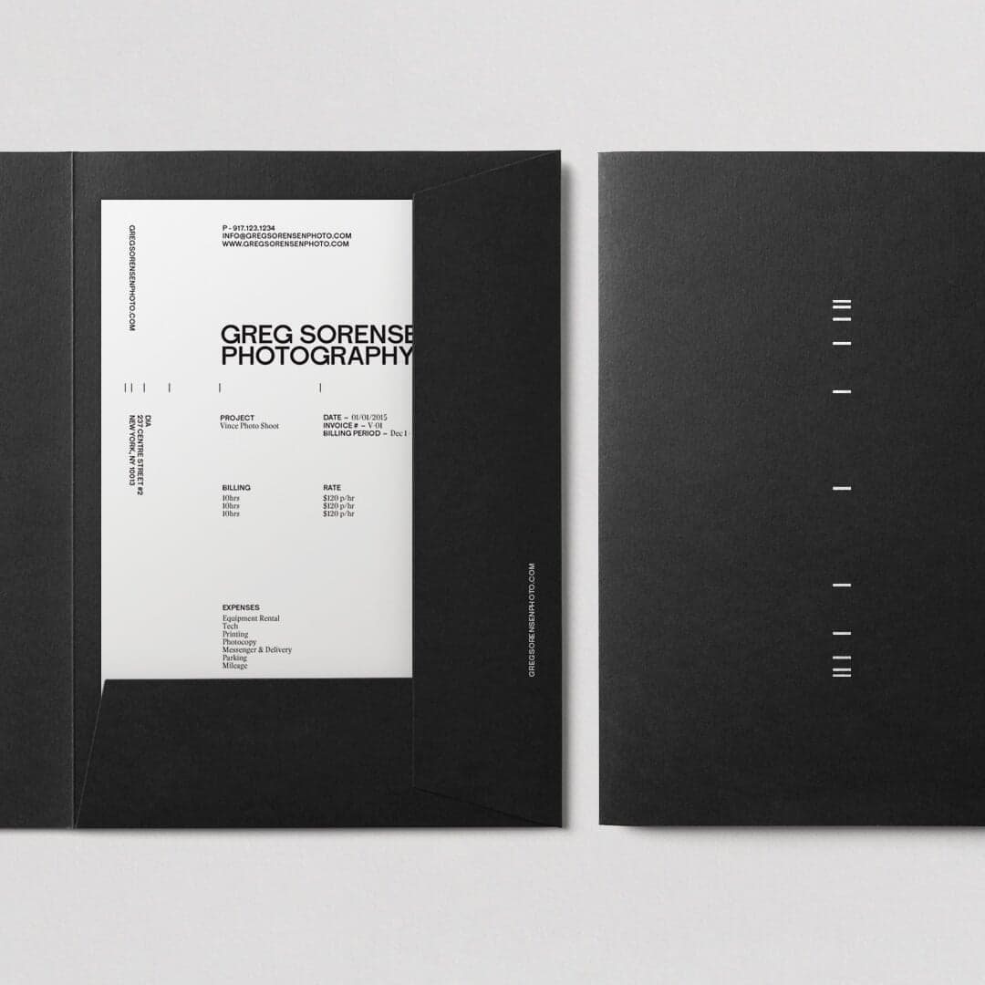 Brand Identity For Photographer Greg Sorensen