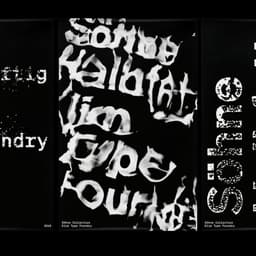 Analog Typographic Films For Klim Type Foundry Söhne cover image