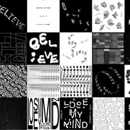 Typographic Identity And Album Art For A-trak cover image