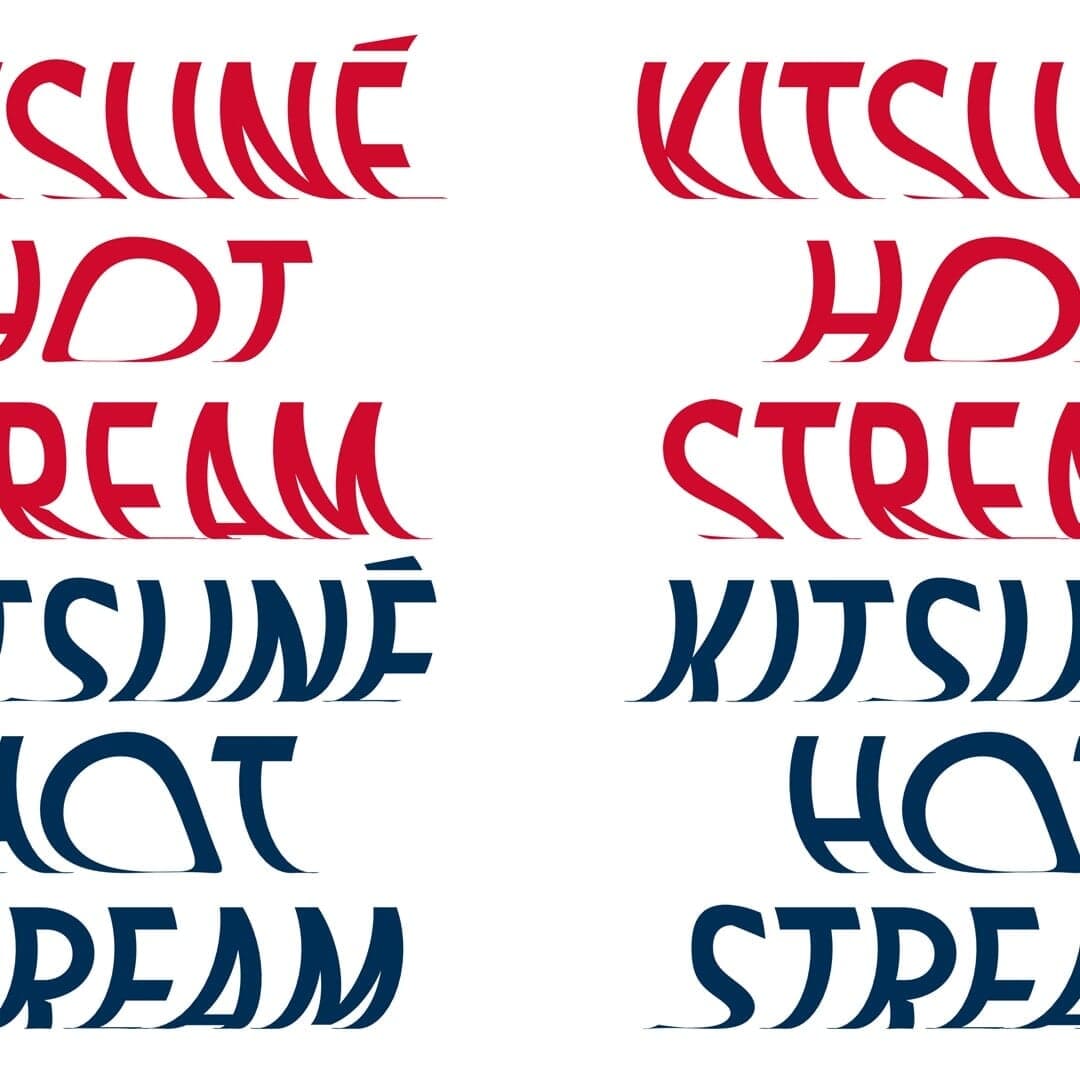 Typographic Illustrations For Maison Kitsuné Radio