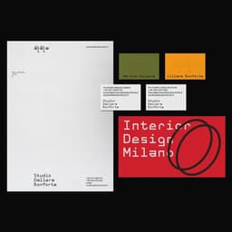 Brand Identity For Studio Dallera Bonforte cover image
