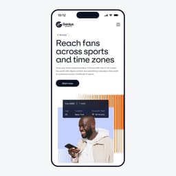 Website Redesign For Genius Sports cover image