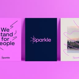 Brand Identity For Sparkle cover image