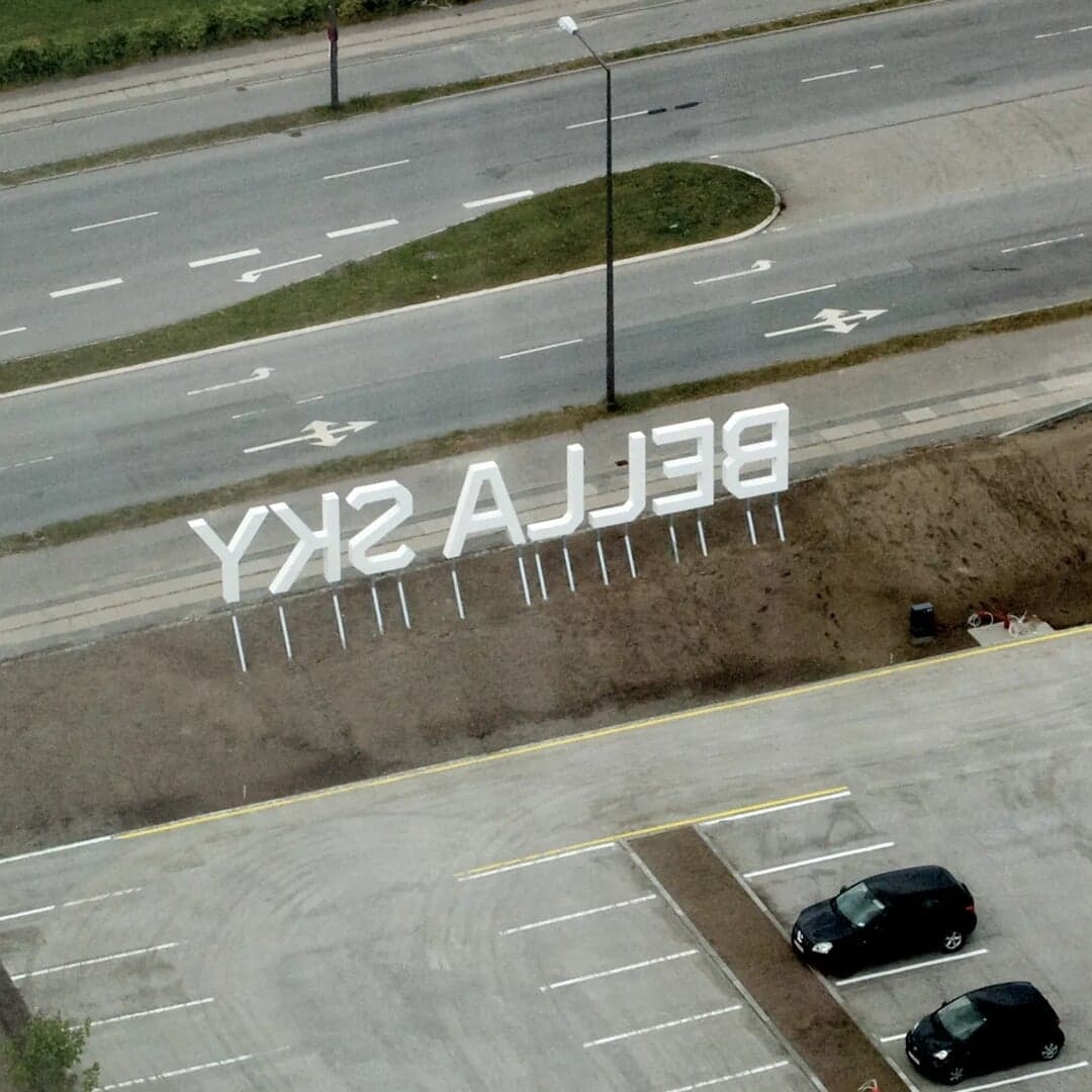 Visual Identity And Signage System For Bella Sky Hotel