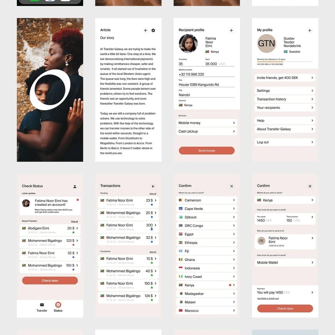 Brand Platform And Visual Identity For Transfer Galaxy