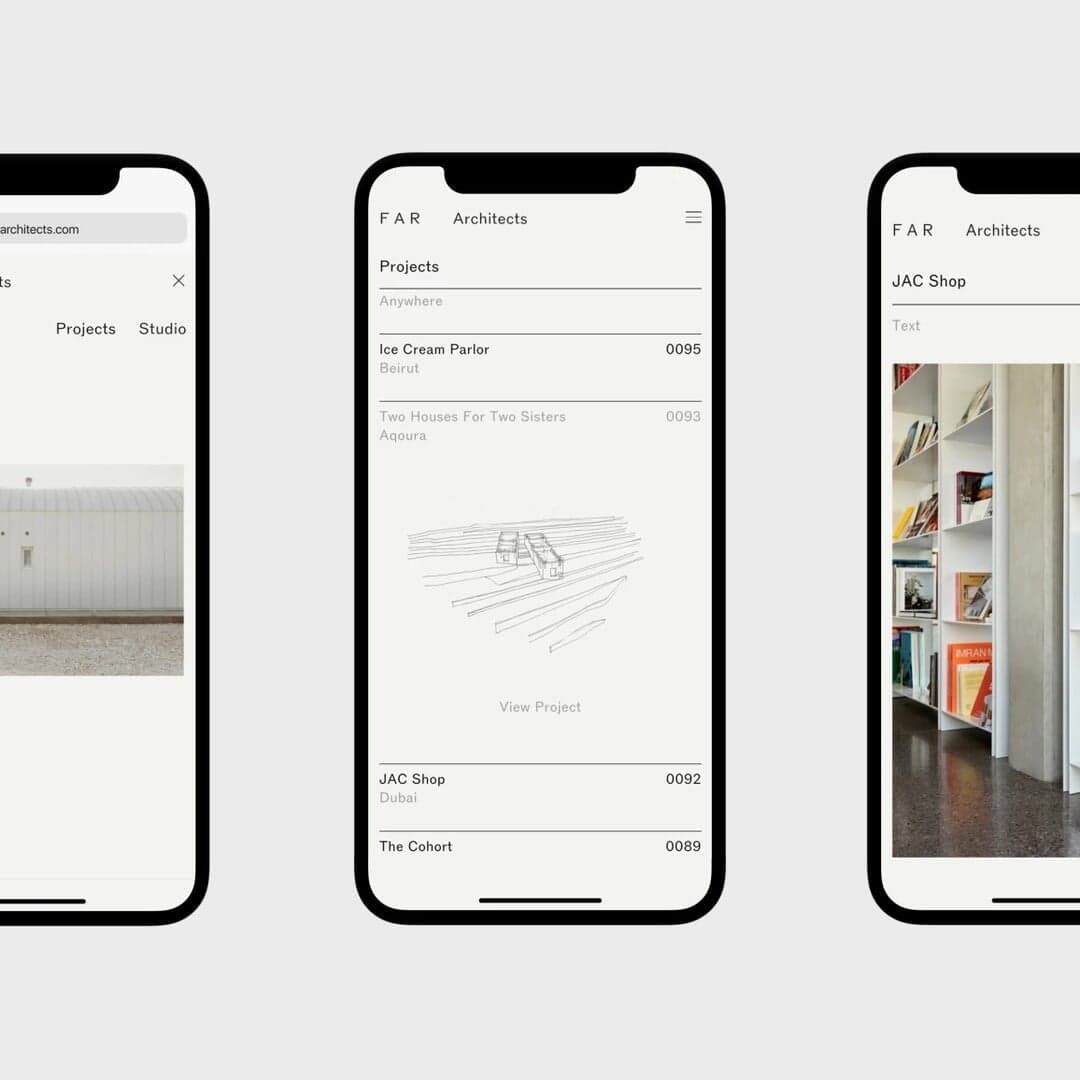 Website Design For Far Architects