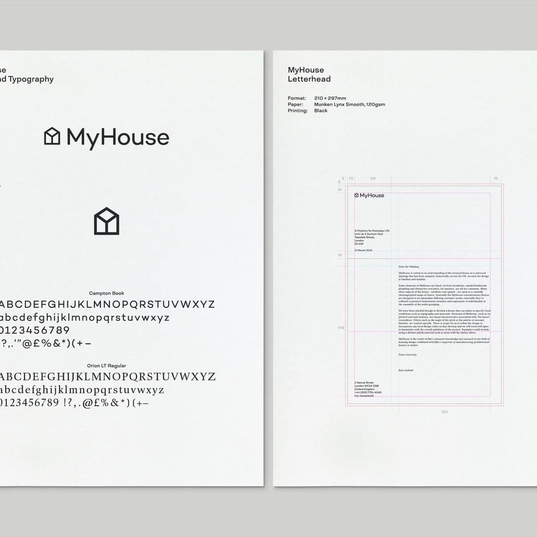 Visual Identity And Website Design For Myhouse Housing Range