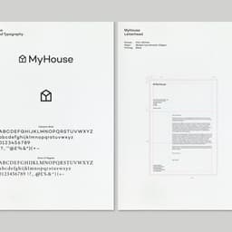 Visual Identity And Website Design For Myhouse Housing Range cover image