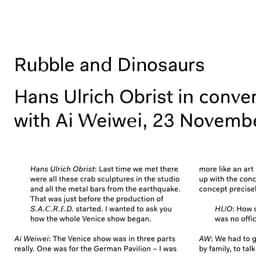 Publication Design For Ai Weiwei: Disposition cover image