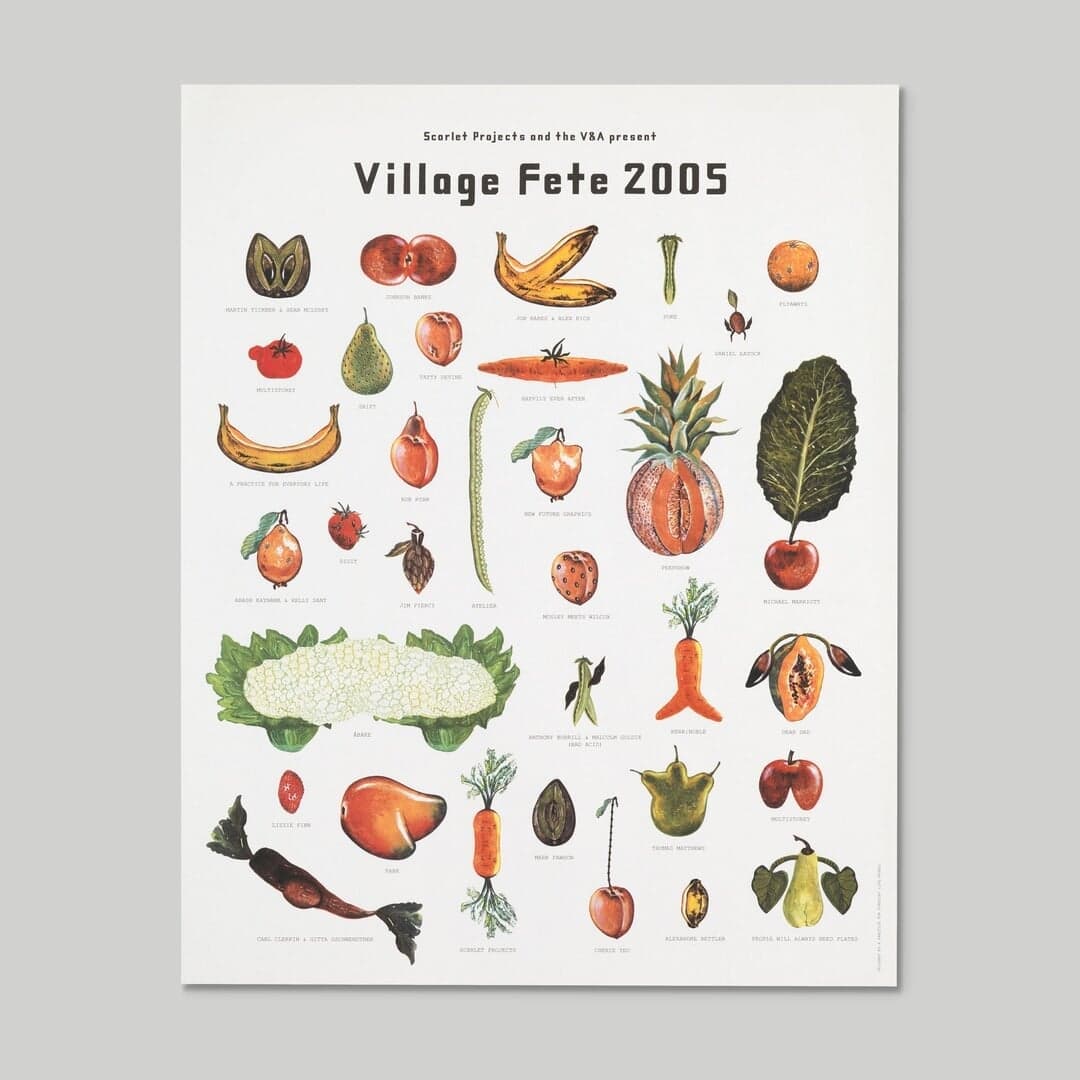 Poster Design For V&a Village Fête 2005