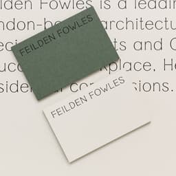 Brand Identity For Feilden Fowles Architecture Practice cover image
