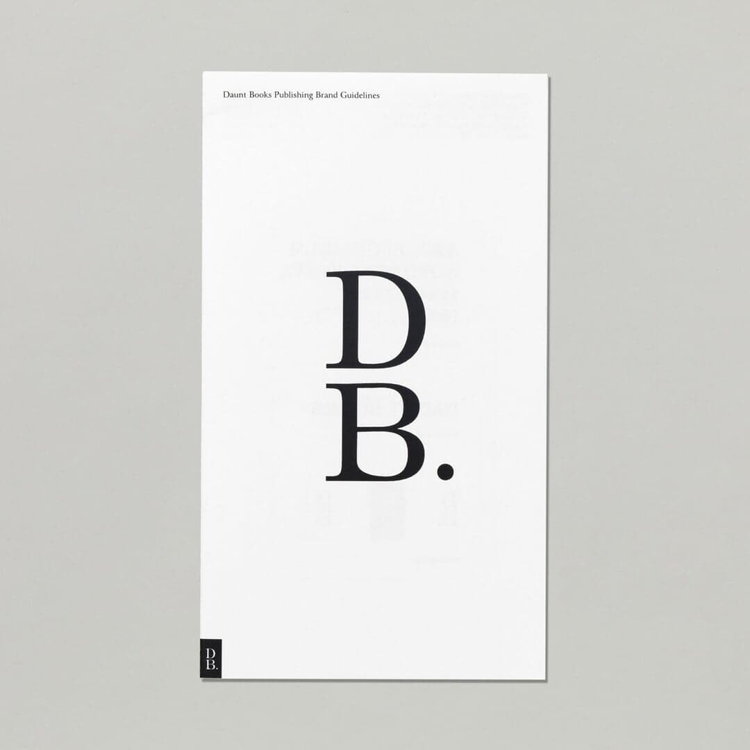 Identity Design For Daunt Books Publishing