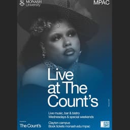 Campaign Art Direction For Mpac's Jazz Club The Count's cover image