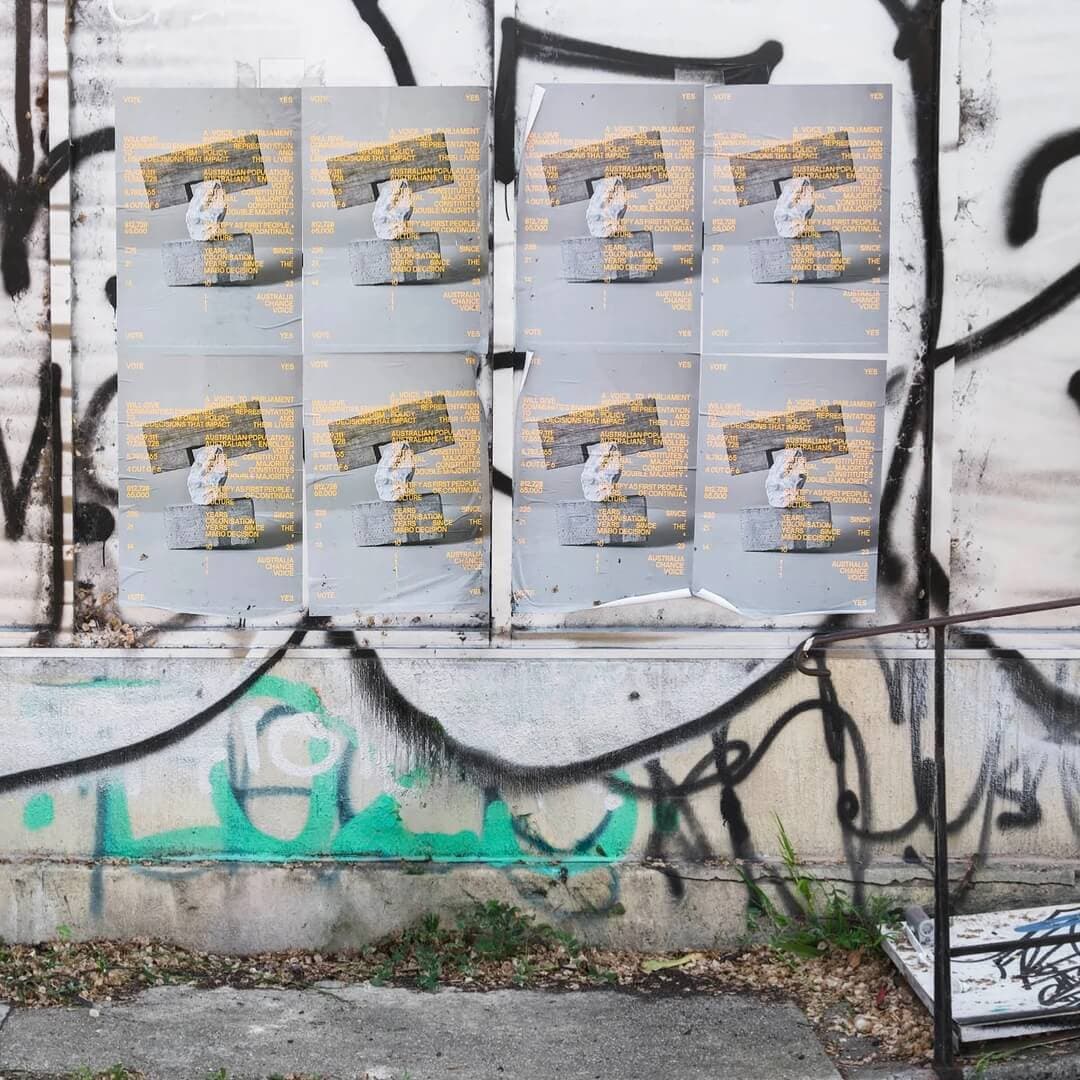 Campaign Poster For The Yes Referendum