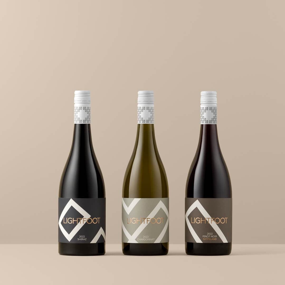 Packaging Design For Lightfoot Wines