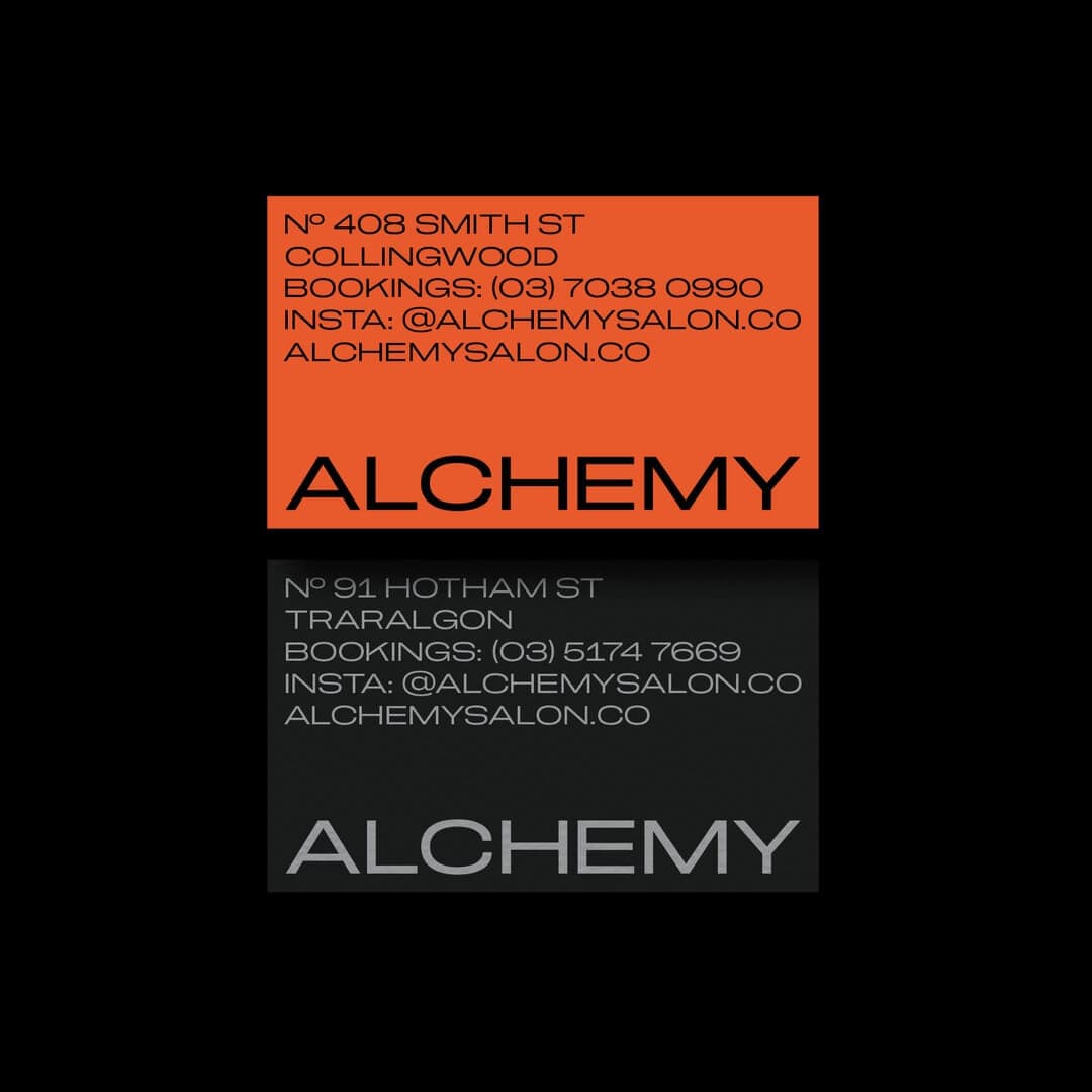 Visual Identity And Digital Collateral For Alchemy Hair Salon