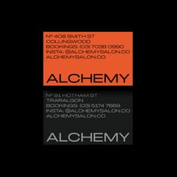 Visual Identity And Digital Collateral For Alchemy Hair Salon cover image