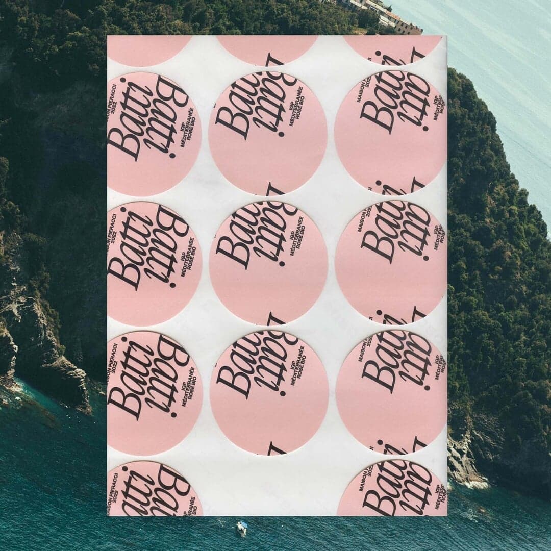 Packaging Design For Batti Batti 2023 Rosé