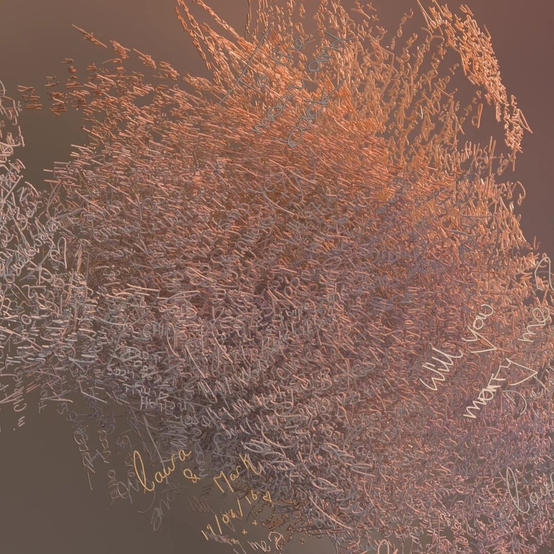 Interactive Installation For Vashi Love Wall