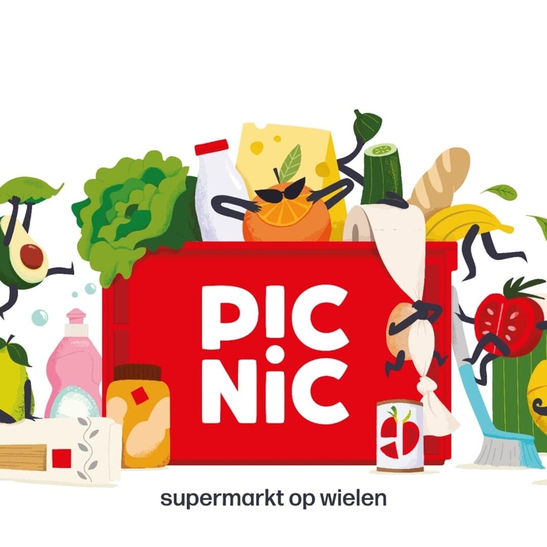 Illustration System For Picnic Online Supermarket