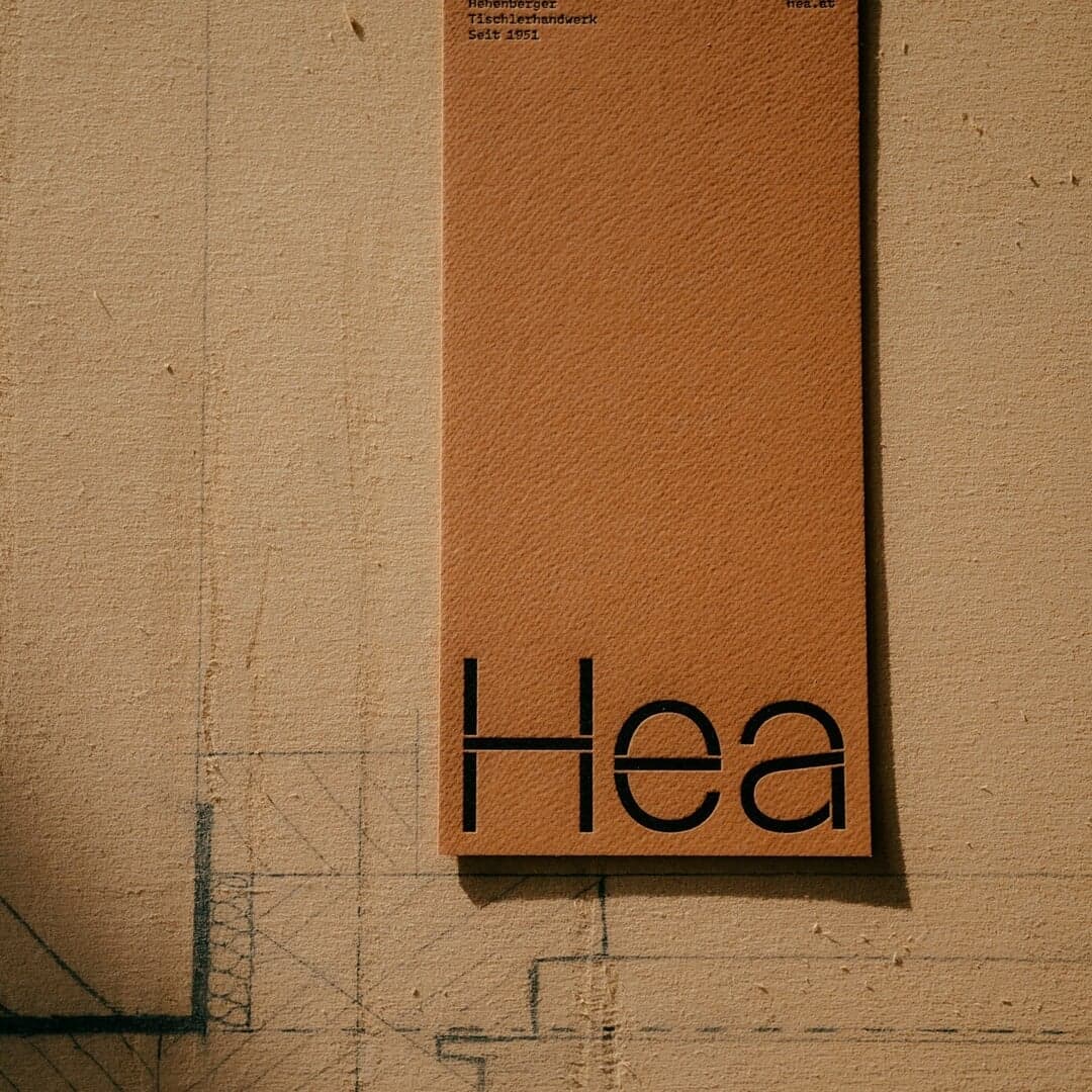 Custom Lettering And Branding For Hea Carpentry