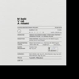 Visual Identity And Brand Strategy For Mikelić Vreš Architects cover image