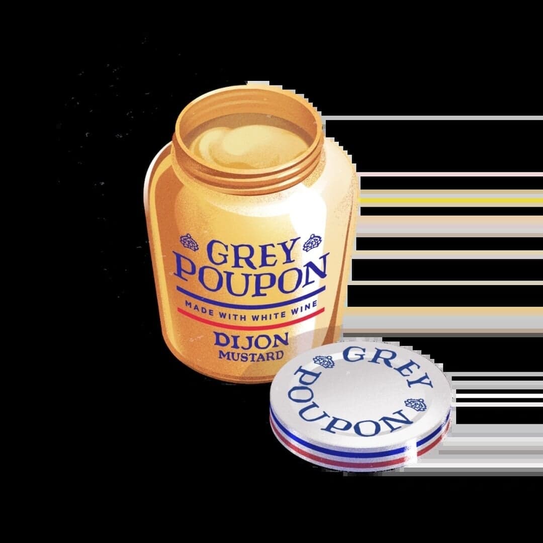 Illustrated Social Campaign For Grey Poupon
