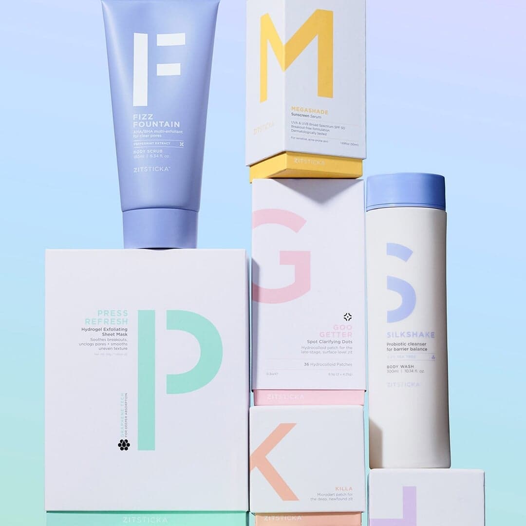 Comprehensive Brand Identity For Zitsticka Skincare