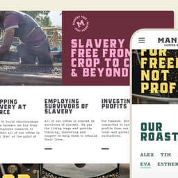 Ecommerce Website And Brand Refresh For Manumit Coffee cover image
