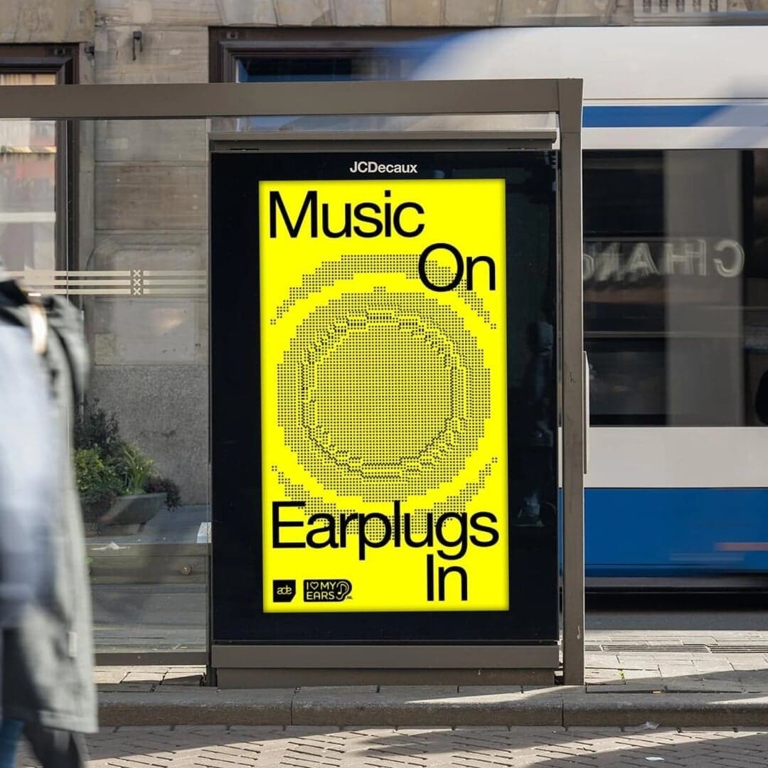 Campaign Design For I Love My Ears X Amsterdam Dance Event