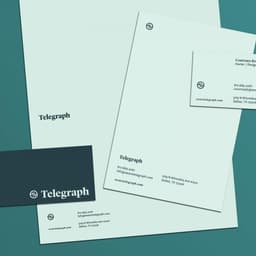 Brand Identity For Digital Studio Telegraph cover image
