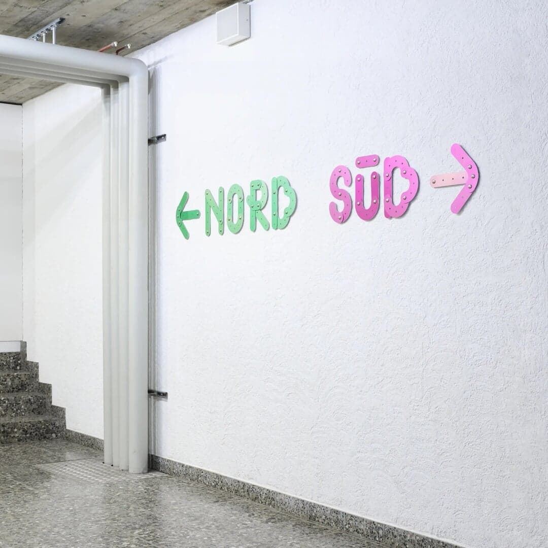 Signage And Typeface Design For Primarschule Stägenbuck