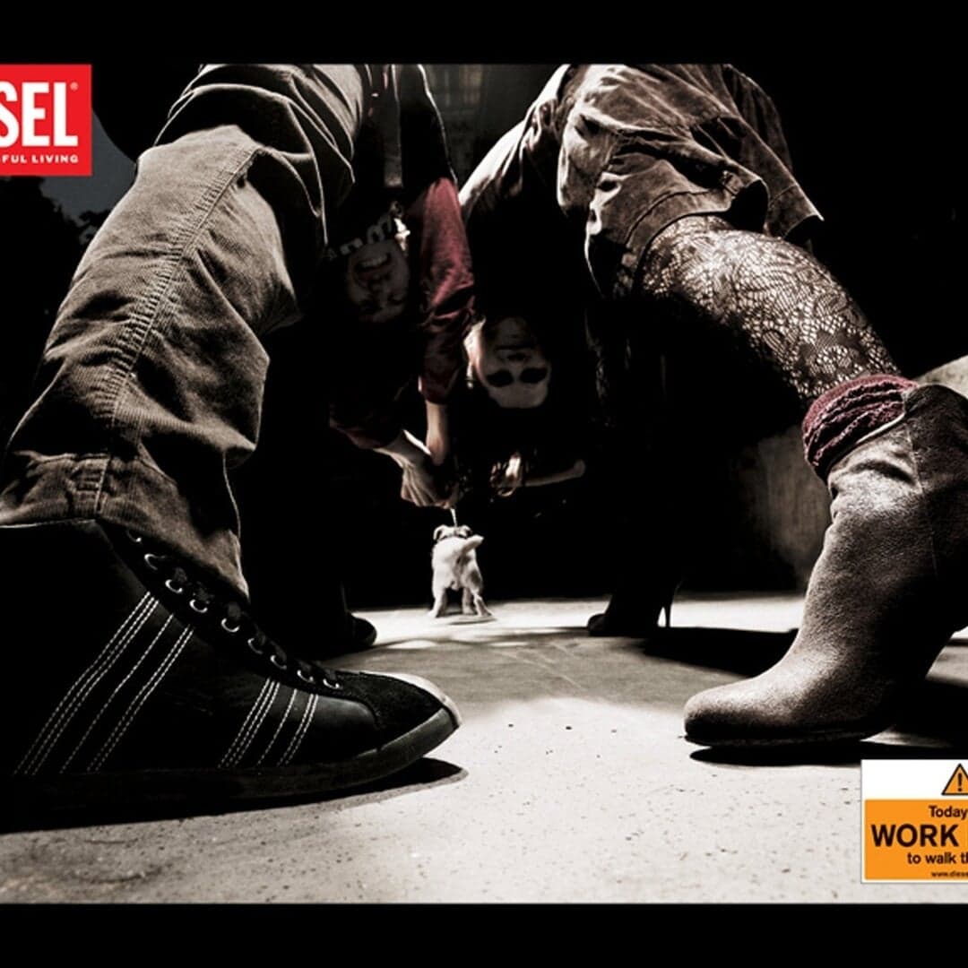 Advertising Campaign For Diesel Work Hard