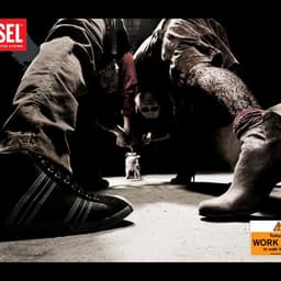 Advertising Campaign For Diesel Work Hard cover image