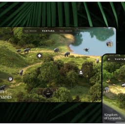 Website Design And Development For Vantara Animal Conservation Center cover image