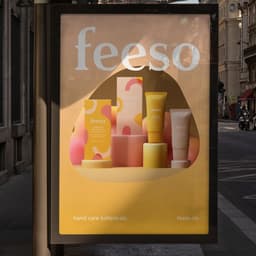 Brand Identity And Packaging For Malaysian Skincare Brand Feeso cover image
